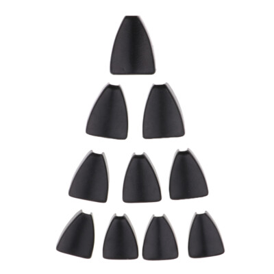 10 Pcs Black Triangle Drum Claw Hook for Bass Snare Drum 