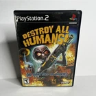 Destroy All Humans (Sony PlayStation 2, 2005) TESTED No Manual