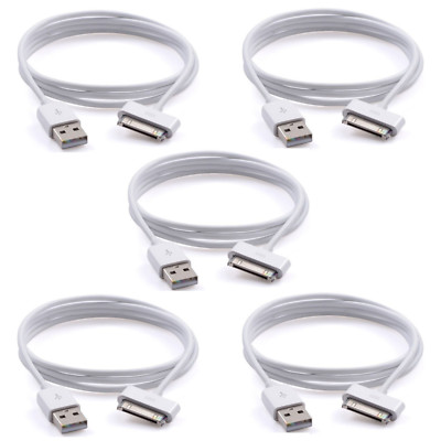 5 x Ladekabel Ladegerät Datenkabel passend für iPhone 4 iPhone 4s 3Gs