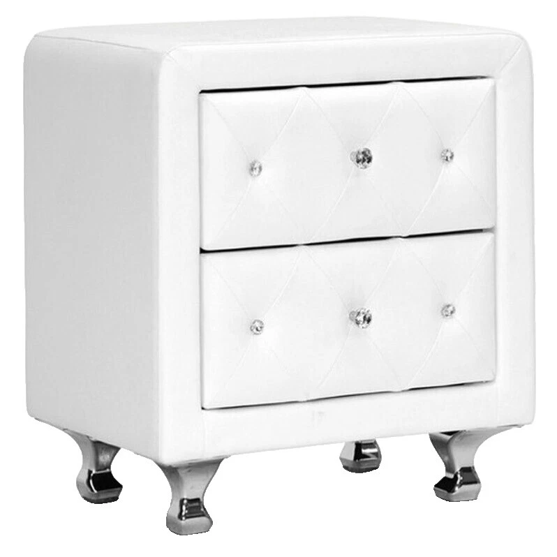 Space White Nightstands