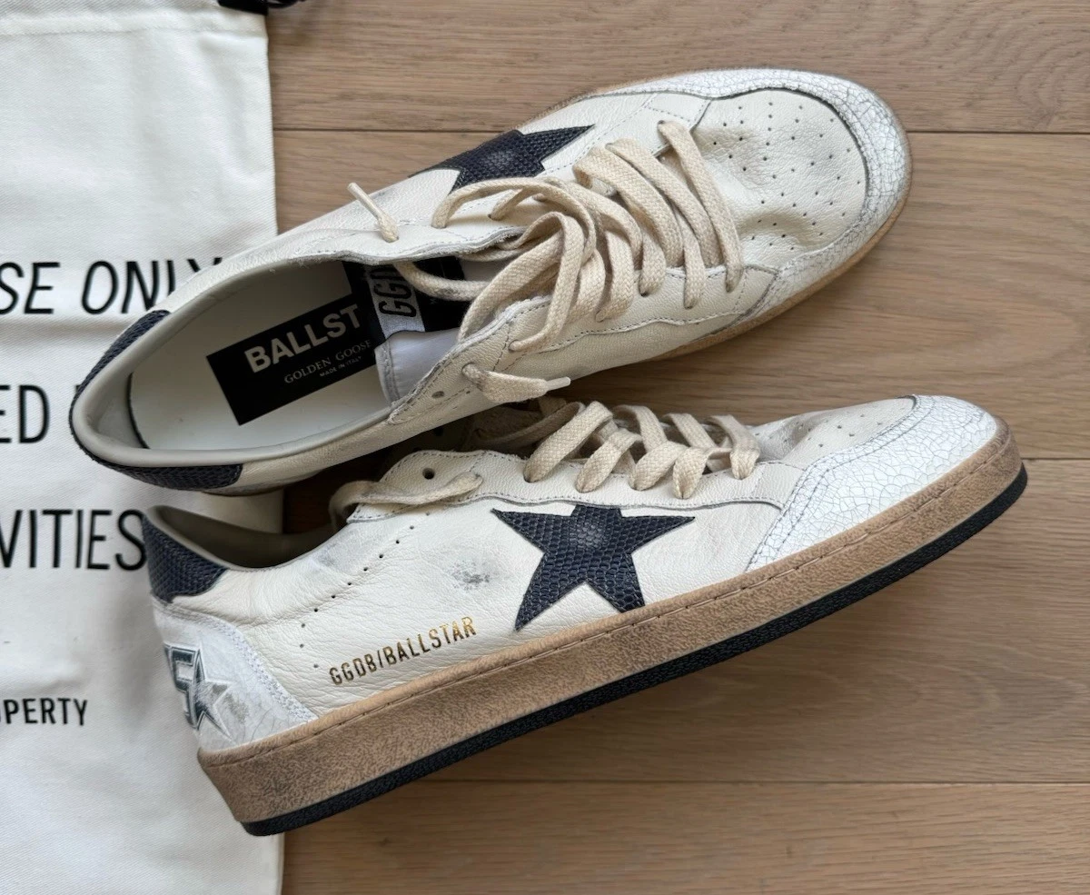Golden Goose Superstar White Ice Blue for sale | eBay