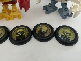 2001 McDonalds Lego Bionicle TOHUNGA - Toa Matoran Set with 6 Discs Complete