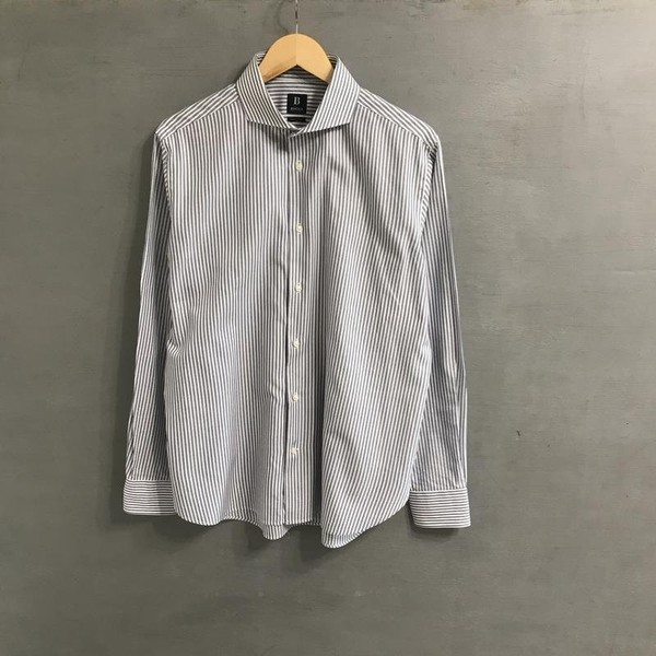 Men Boggi Milano Shirt Multicolor Cotton 44 / XXL