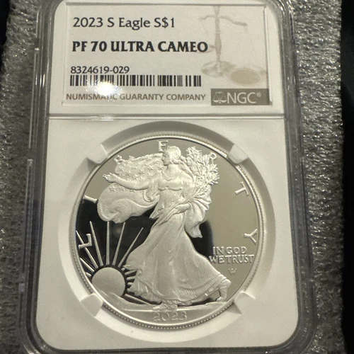 2023-S Proof $1 American Silver Eagle NGC PF70UC Brown Label