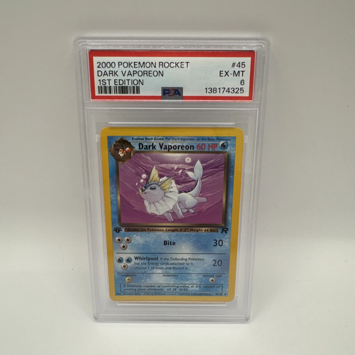 Dark Vaporeon 45/82 Team Rocket for sale | eBay