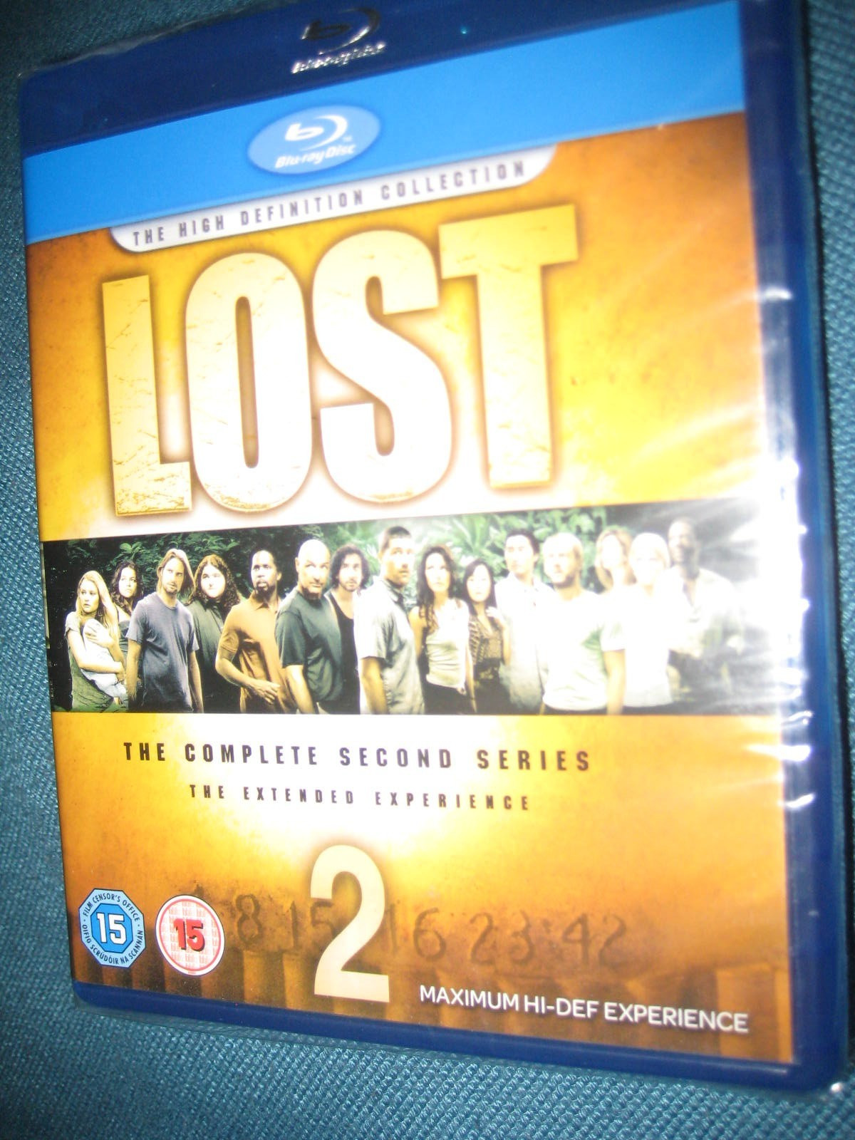 LOST THE COMPLETE SECOND SEASON 2 BLU RAY BOXSET BRAND NEW AND SEALED FREE P&P