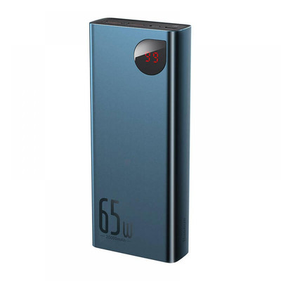 Baseus Adaman Powerbank, 20.000mAh, 2x USB + USB-C, 65W, PD QC 3.0, blau
