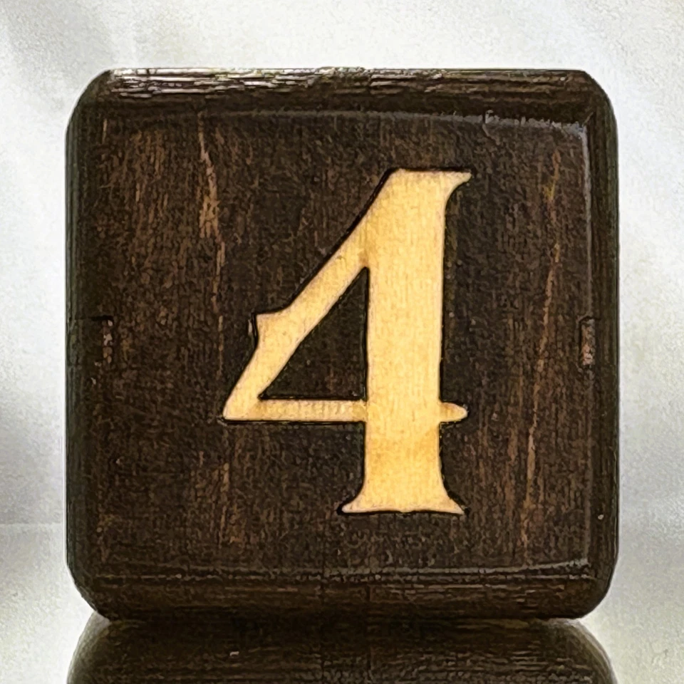 Caffeine Cube - Dark Roast Double - Backgammon Doubling Cube 36mm - Image 3 of 4