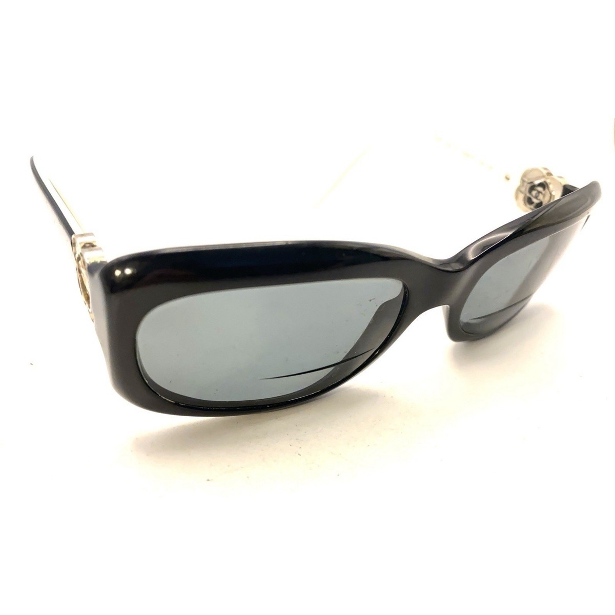 Chanel 6127 Black Rectangle Sunglasses Frames 53-17 130  display picture 1
