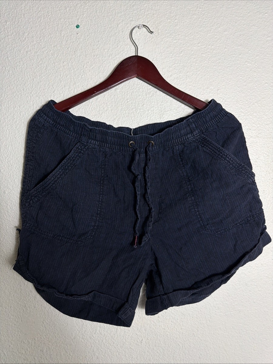 Anthropologie Women's Size Medium Black Linen Shorts 34x5 | eBay