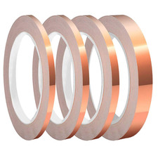 4 Pack Copper Foil Tape with Conductive Adhesive for Crafts Repairs