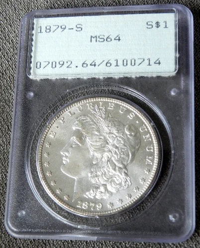 1879 S MORGAN SILVER DOLLAR ~ PCGS MS64 ~RATTLER ~ A REAL BEAUTY