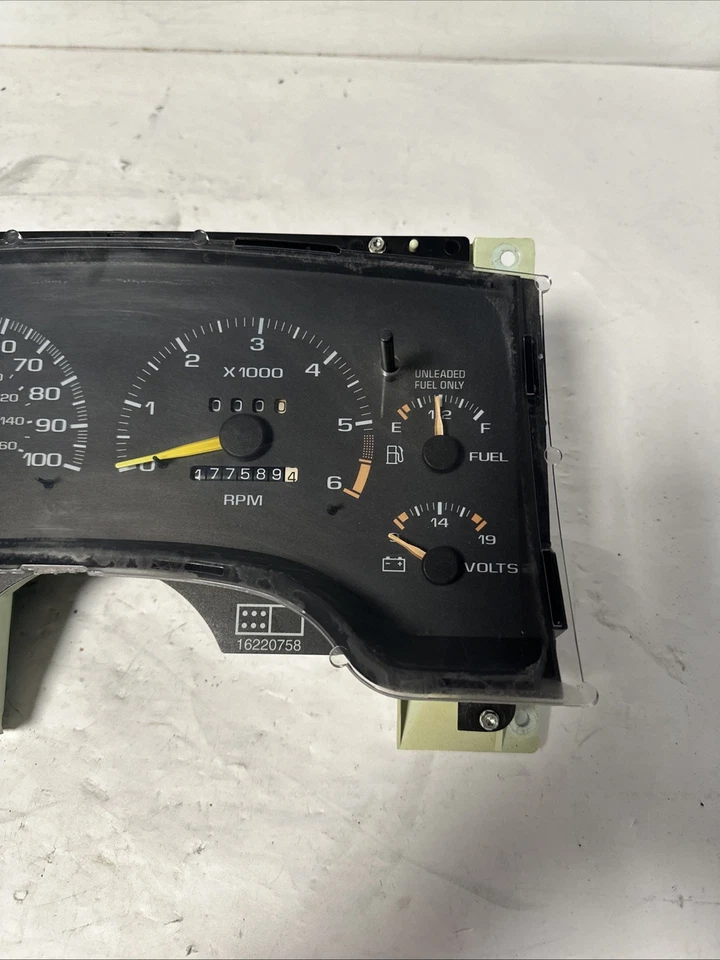 1995-1997 CHEVY S10 BLAZER S15 JIMMY SONOMA SPEEDOMETER 16172819 U1 Foto 4 de 4