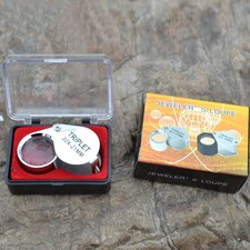Water Droplets Shape 30X-21mm Magnifying Magnifier Glass Lens Folding for Stamp