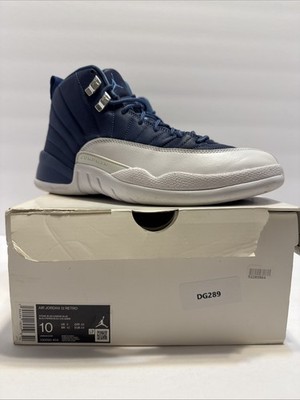 Nike Air Jordan 12 Retro Indigo Stone Blue Size 10 OG Box Very Clean 130690-404