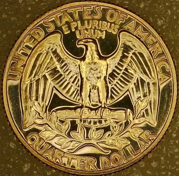 💥 RARE 1968-S CAM PROOF WASHINGTON QUARTER DDO DDR & RPM -004 (CONECA) VARIETY - Image 2 of 4