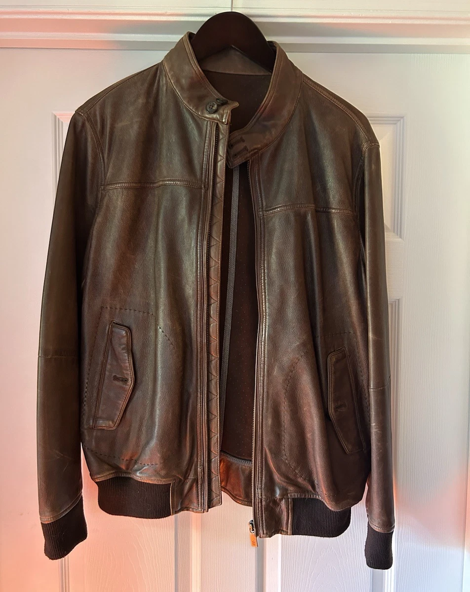 Massimo Dutti Coats, Jackets & Vests Leather Outer Shell for Men