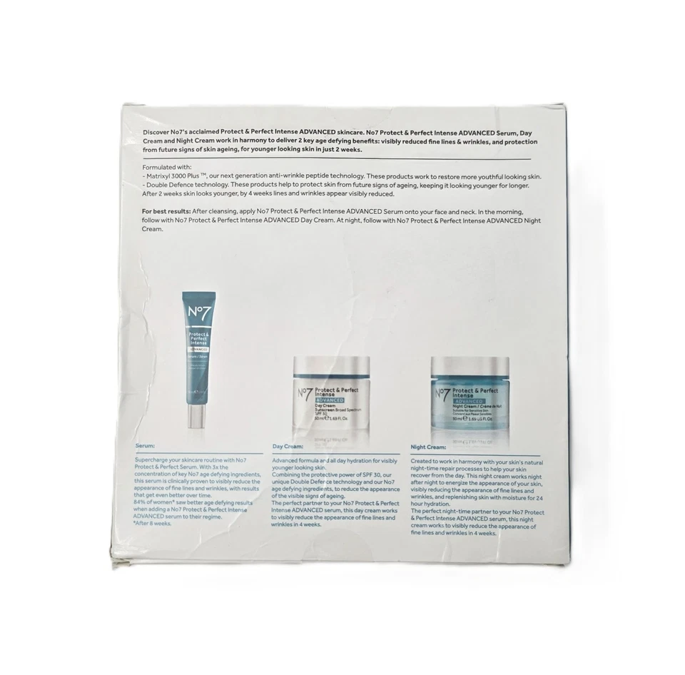 No7 Protect & Perfect Intense Advanced Skincare System Exp 08/2025 - Image 2 of 3