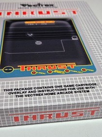 Thrust for Vectrex Complete Boxed Game by Ville Krumlinde