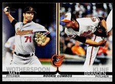 Matt Wotherspoon / Branden Kline RCOM, RC 2019 Topps Update #US264 RC