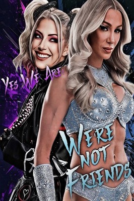 WWE GIANT 24” X 36” POSTER - ALEXA BLISS CHARLOTTE FLAIR | eBay