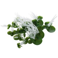 Artificial Duckweeds 18Pieces Floating Green Leaf for Fishtanks Aquarium De