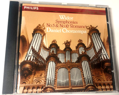 Widor Symphonies No. 5 & 10 ''Romane''  D. Chorzempa Cd Philips German import