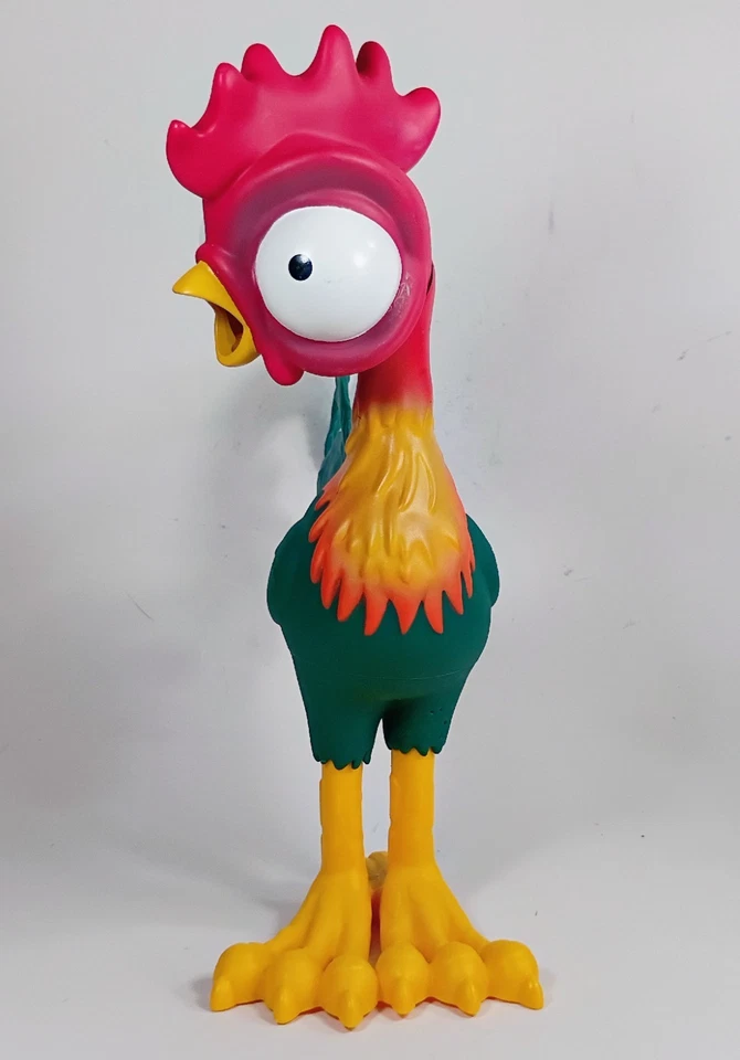 Disney MOANA, Squeeze Screams, gallo de pollo de vinilo de goma Squeak's. Foto 3 de 4