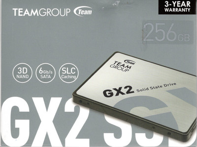 256GB SSD GX2 2,5'' 6,3 cm 2,5 Zoll Teamgroup SATA3 TLC Chipsatz Laptop + PC