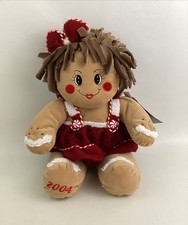 Dan Dee Collectors Choice Christmas2004 Gingerbread Girl Plush Stuffed Doll 17"