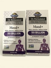 2 Garden of Life Dr. Formulated Probiotics Mood 50 Billion CFU 60 Caps 08/2026 