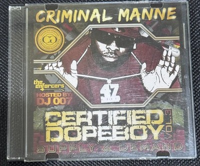 Criminal Manne - Certified Dopeboy Vol. 3 Rare UG Memphis Mixtape