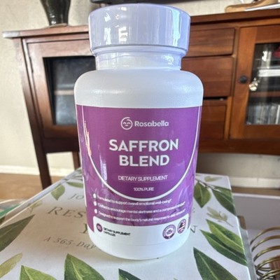 Rosabella Saffron Blend 100% Pure Dietary Supplement 60 Capsule 6 BOTTLES SEALED