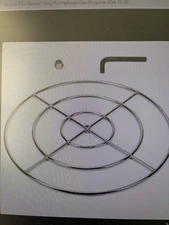 Stanbroil 36 Inch Round Fire Pit Burner Ring for Natural Gas & Propane Fire Pit