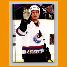 Kevin Bieksa #36 2007-08 Upper Deck Vancouver Canucks Hockey Card NHL