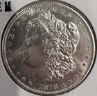 1878 S BU GEM MORGAN SILVER DOLLAR UNC MS++ U.S. MINT RARE COIN