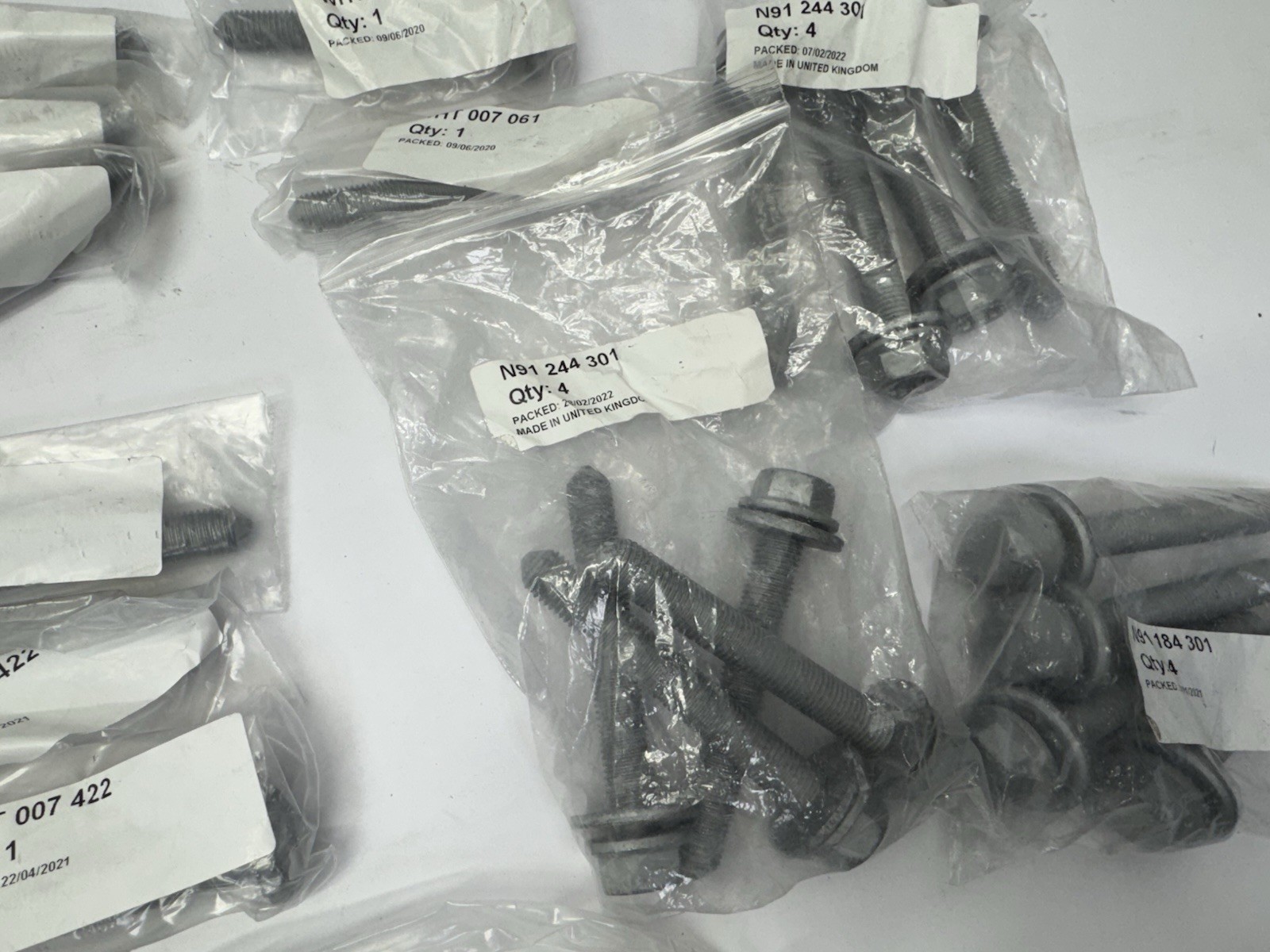25pc Lot Of Genuine Bentley Hardware Suspension Bolts Nuts OEM NEW