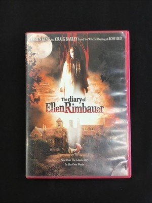 The Diary of Ellen Rimbauer (DVD, 2003) RARE BLOOD RED CASE! STEPHEN KING