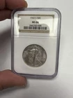 1943 S WALKING LIBERTY HALF NGC MS 64 Silver Half Dollar Combine S&H