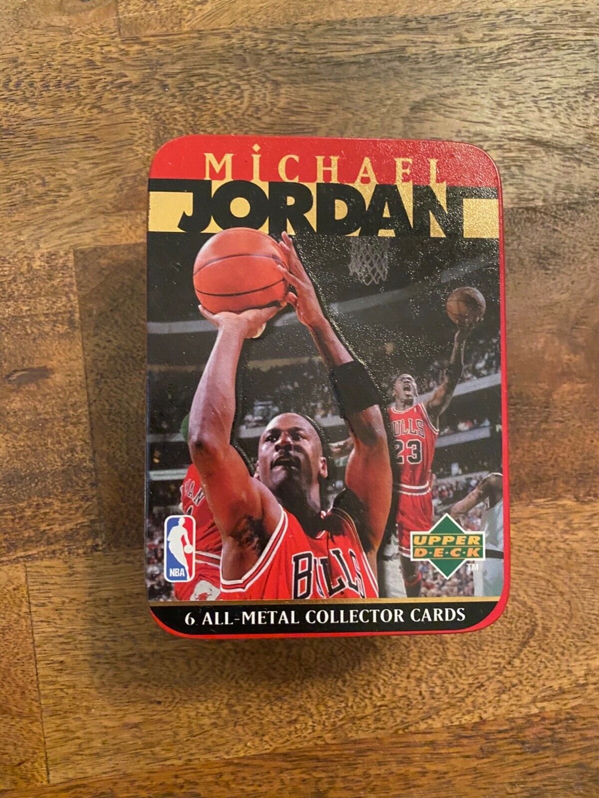 Michael Jordan Upper Deck 6 All Metal Collector Cards - Sealed w/ Tin | eBay