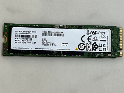 Samsung PM981A MZ-VLB1T0HBLR 1TB SSD 2280 NVMe PCIe x4 SSD For HP  Laptop UK
