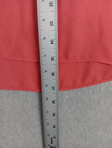 Loft Women's Tunic Coral Sleeve Size XL Flowy Beachy Coastal Career Pocket EUC - Picture 4 of 6
