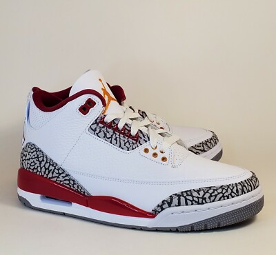 Air Jordan 3 ホワイト/レッド Air Jordan 3 Retro JTH NRG 'White Cement' AV6683-160