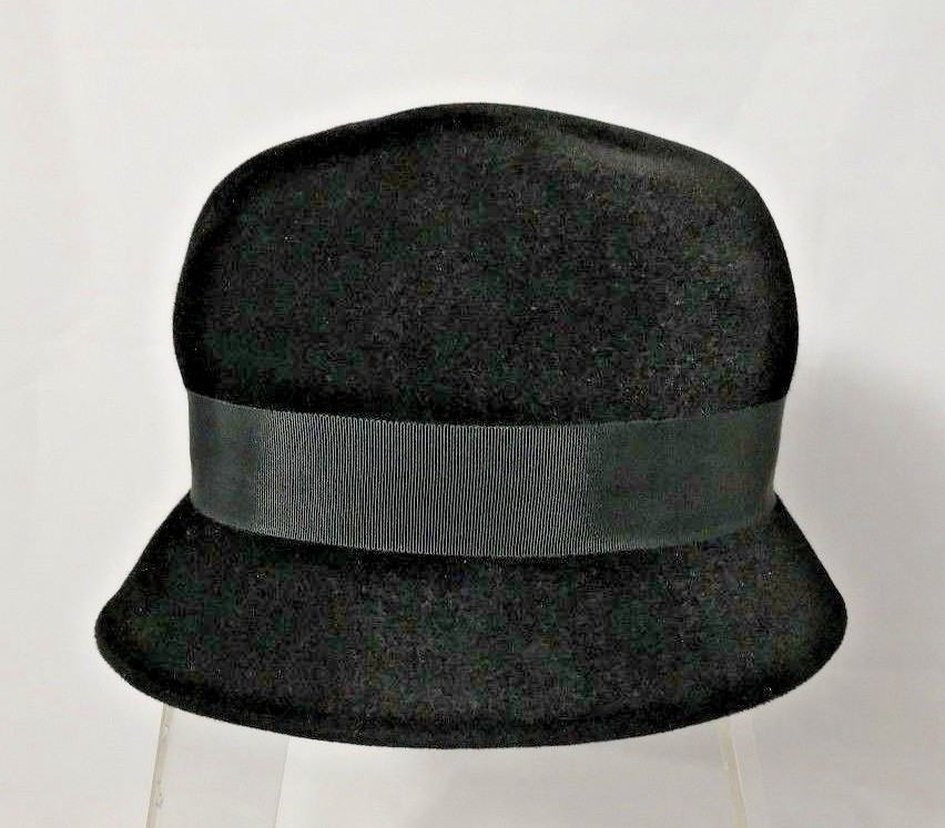 Vintage Cloche Hat PeachBloom Velour MerrimacBody Imported  display picture 2