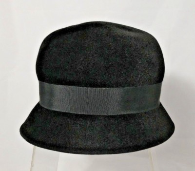 Vintage Cloche Hat PeachBloom Velour MerrimacBody Imported  display picture 1