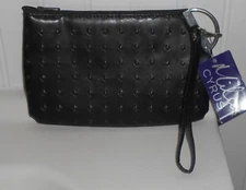 WOMEN'S MILEY CYRUS BRONZE FAUX LEATHER WRISTLET - REVISED