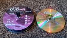 BLANK DISCS BUNDLE 8 ASDA CD-R 700MB 80 Min 14 WHSmith DVD-R 4.7GB 8x Speed 120m