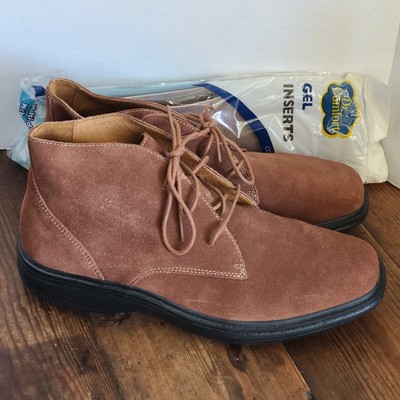 Dr Comfort Chukka Boot Shoe Ruk 7930 Brown Suede Men display picture 1