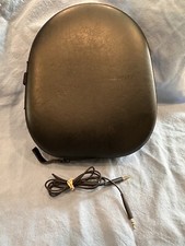 Bose Headset Zipper Synthetic Leather Protective Case  Audio Jack - Black