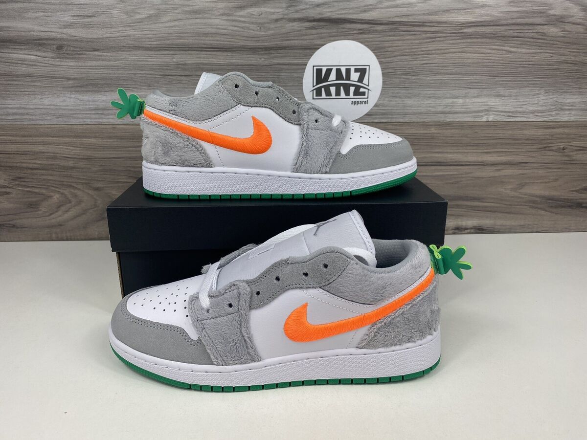 Nike Air Jordan 1 Low SE Smoke Grey Orange White (DZ6333 083 Nike Air Jordan 1 Low SE Smoke Grey Orange White (DZ6333 083